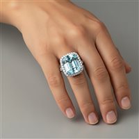 Anillo Casciola Gioielli Mujer ACQUAMARINA in Oro Acquamarina 12.19 Ct AN.ACQ-2112 - AN.ACQ-2112